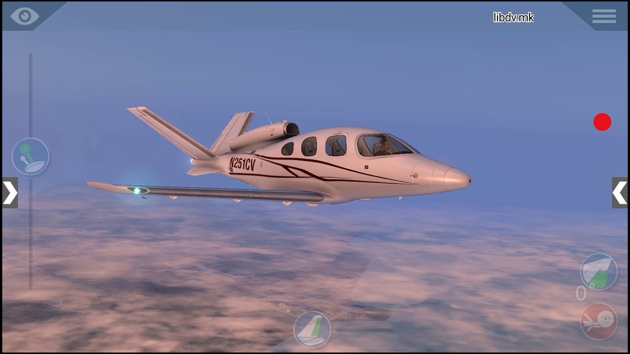 X Plane Cirrus Jet Manual Slip